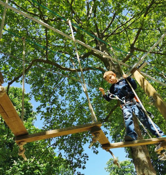 Parcours de grimpe city grimp