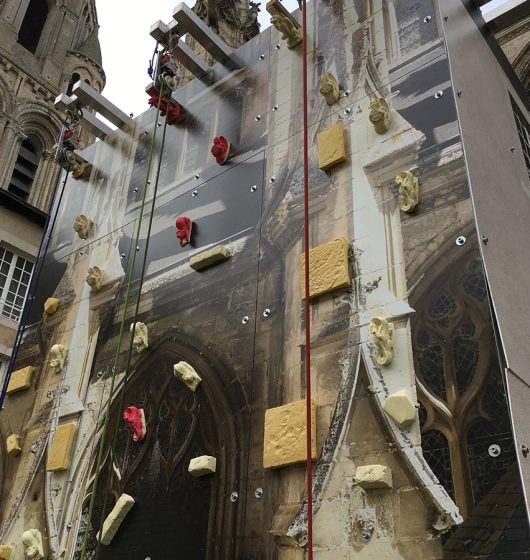 Mur d'escalade abbaye city grimp