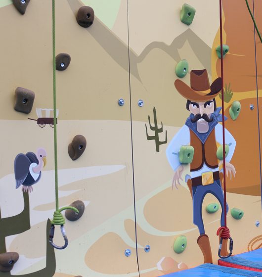 Location mur d'escalade cowboy