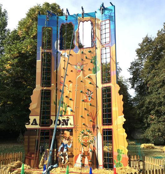 Mur d'escalade cowboy