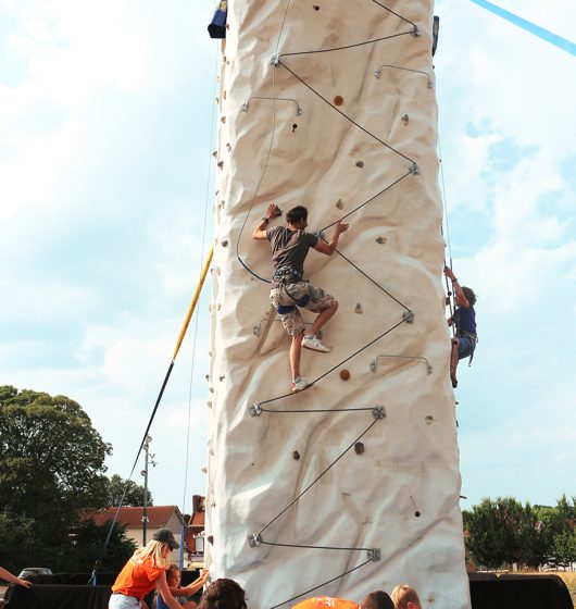 Mur d'escalade Via ferrata citygrimp