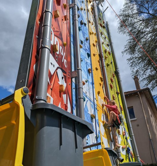 Location mur d'escalade ecologie