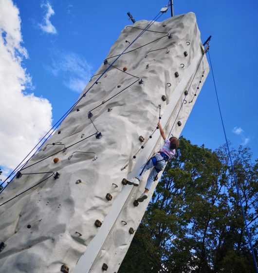 Location via ferrata city grimp